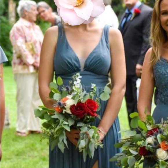 Azazie Belize Dress in Twilight Blue - Picture 4 of 5